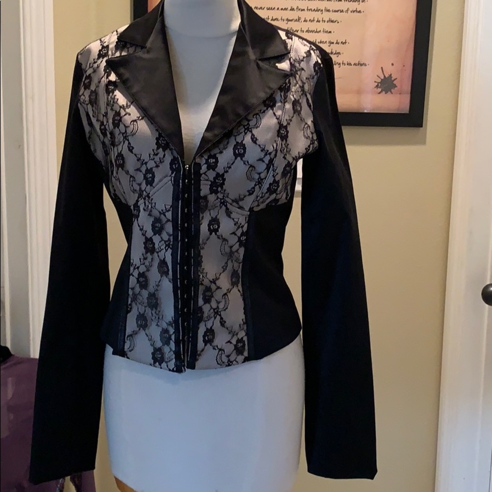 Corset long sleeve top